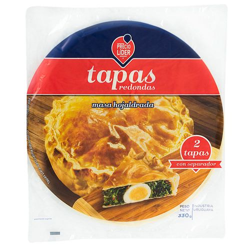 Tapas Redondas Hojaldradas PRECIO LÍDER 330 g