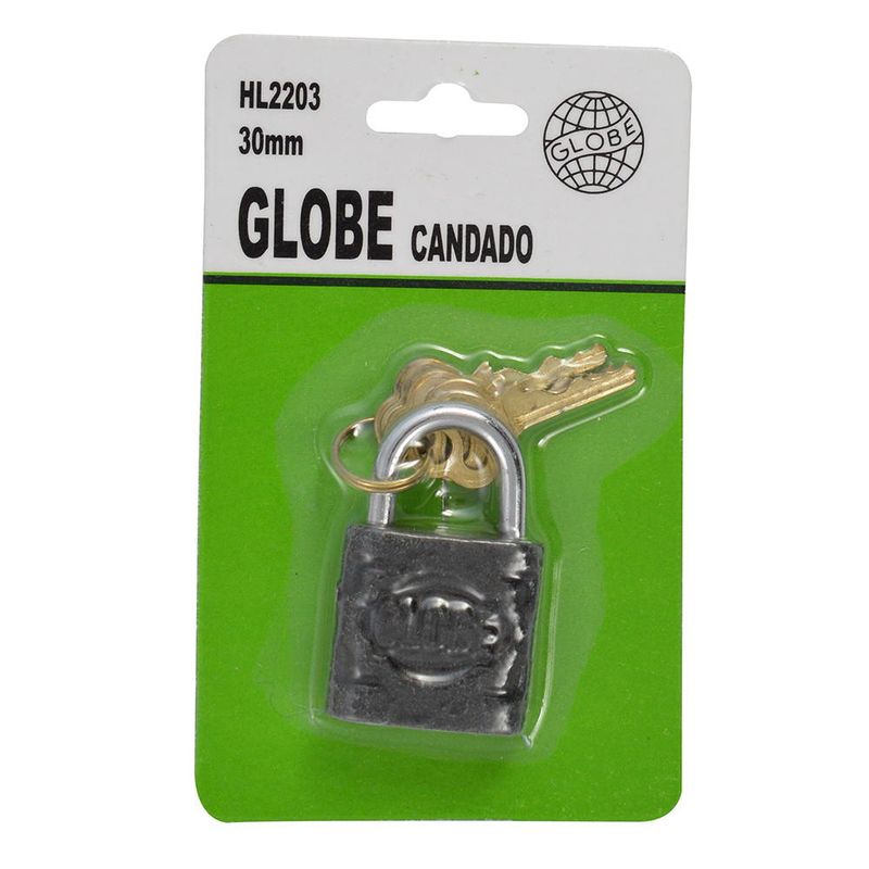 Candado-GLOBE-negro-30mm-0