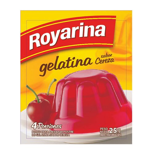 Gelatina Cereza ROYARINA 4 porciones