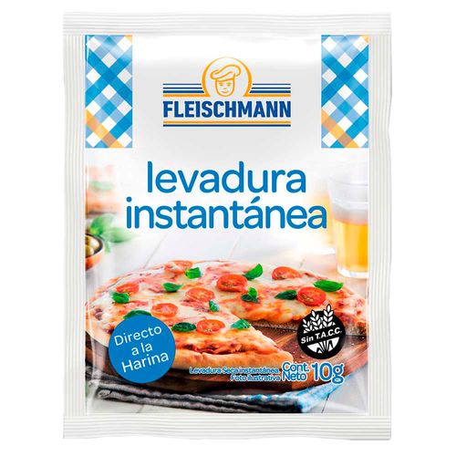 Levadura instantánea FLEISCHMANN sobre 10 g