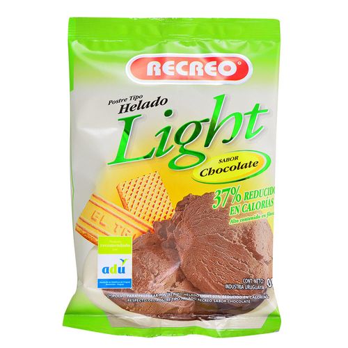 Helado RECREO dietético sabor chocolate