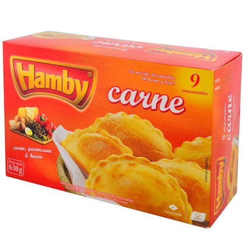 Empanadas carne HAMBY 9 un.