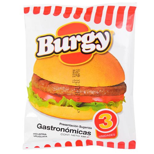 Hamburguesas BURGY gastronómica 3 un. 150 g