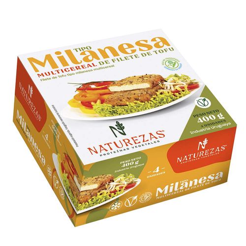 Milanesa de tofu NATUREZAS x 4 un. cj x 400 g
