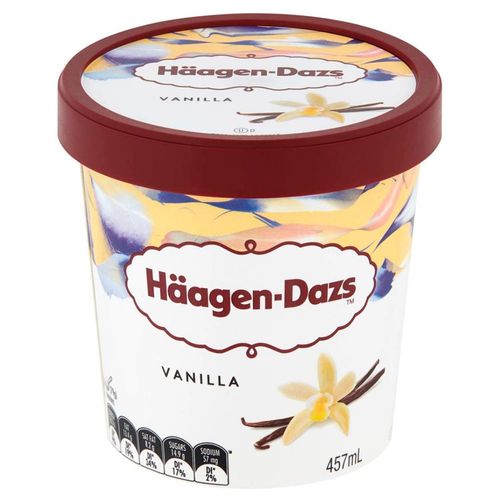 Helado HÄAGEN-DAZS vainilla vaso 473 ml