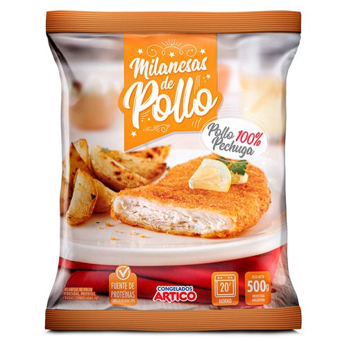 Milanesa de pollo ARTICO 500 g