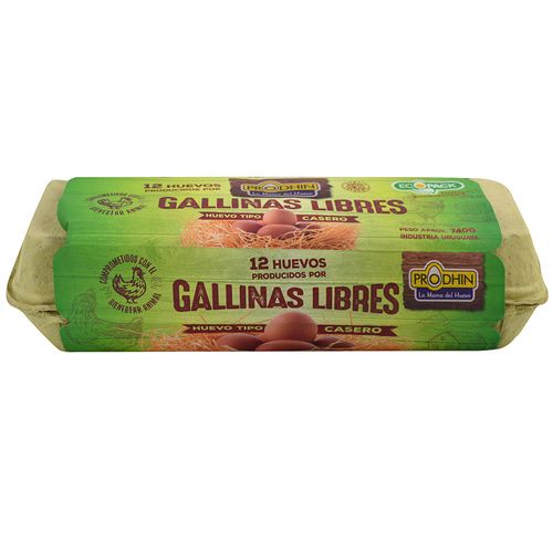 Huevo PRODHIN gallina libre 12 un.