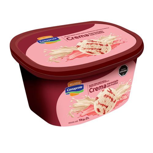 Helado CONAPROLE marmolado frutilla 2 L