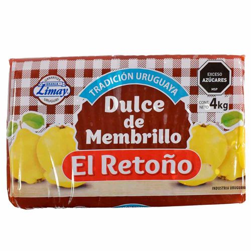 Dulce de membrillo EL RETOÑO x kg