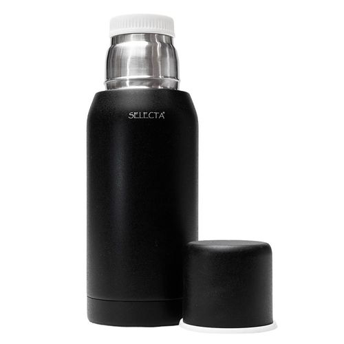 Termo 750 ml acero inoxidable doble pared Negro AQUA