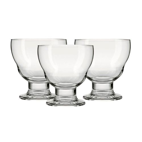 Set x 3 copas helado 360 ml samba vidrio