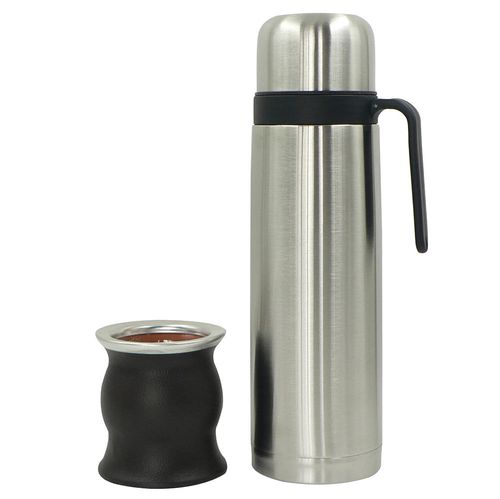 Set de termo acero inoxidable y mate