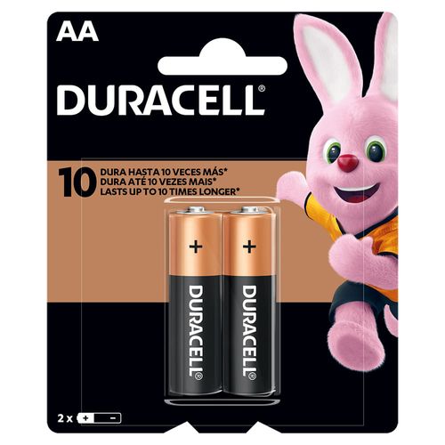 Pilas alcalinas DURACELL AA x 2 un.