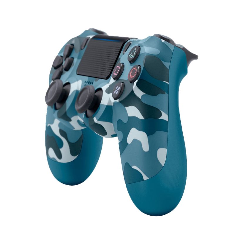 Joystick-LEDSTAR-PS4-inalambrico-camuflado-azul-1