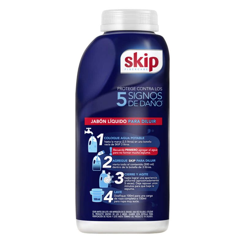 Detergente-liquido-SKIP-para-diluir-botella-500ml-2