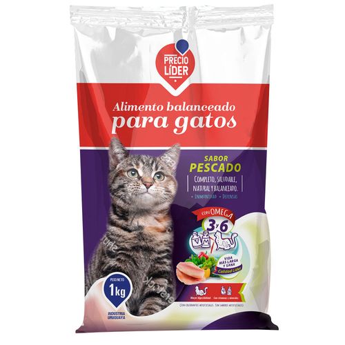 Alimento para gato PRECIO LÍDER 1 kg