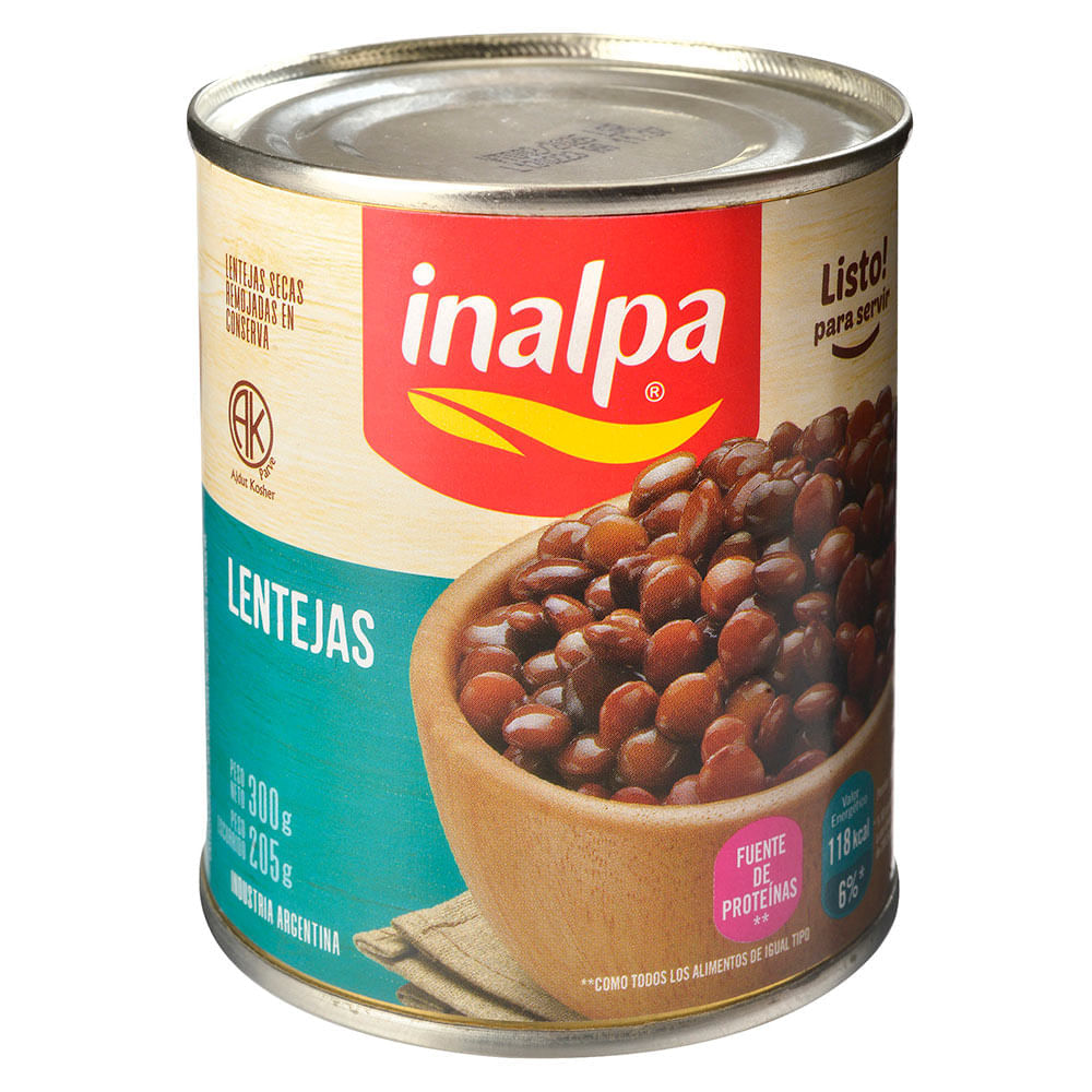 Lentejas Inalpa 300 G Disco