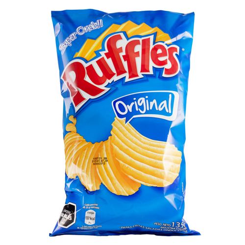 Papas fritas RUFFLES 135 g