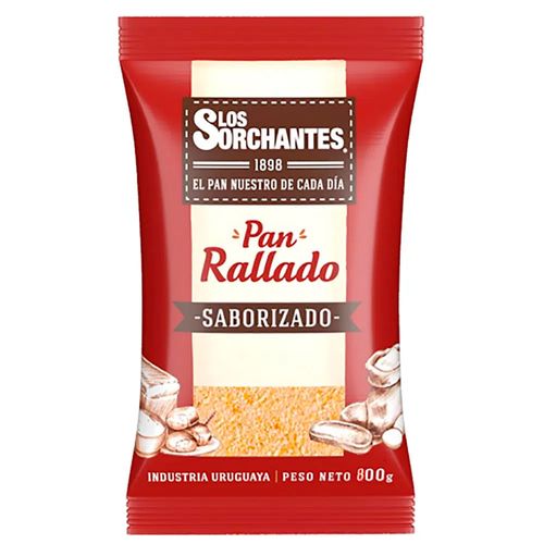 Pan rallado saborizado LOS SORCHANTES 800 g