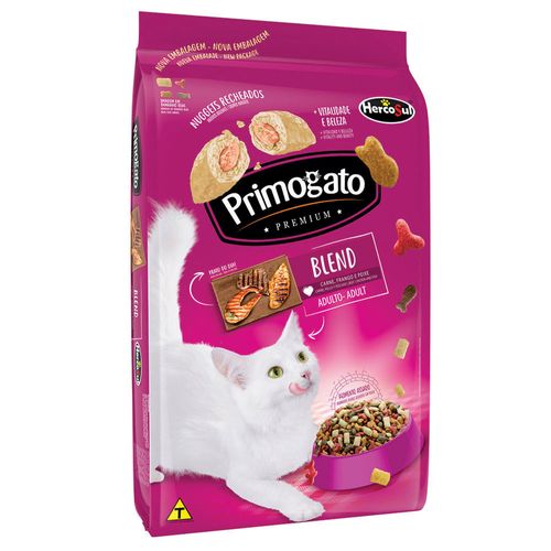 Alimento PRIMOGATO premium blend 1 kg carne pollo y pescado