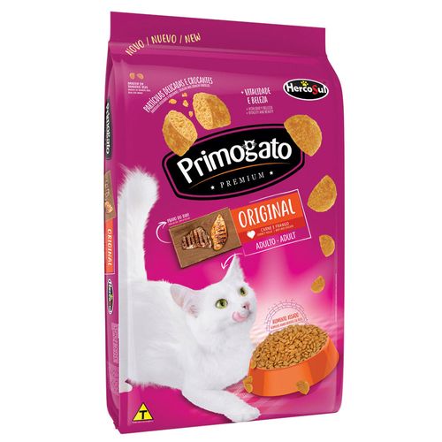 Alimento PRIMOGATO premium original 1 kg carne y pollo