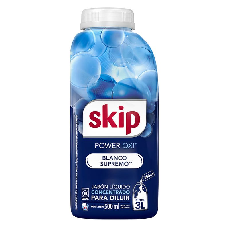 Detergente-liquido-SKIP-Power-Oxi-para-diluir-botella-500-ml-1