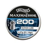 Chumbo-WALTHER-Maximathor-55-mm-X-200-Unidades-Alta-Precision-Mad-0