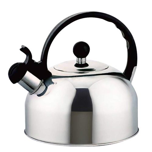 Caldera 2 L con silbato y mango negro