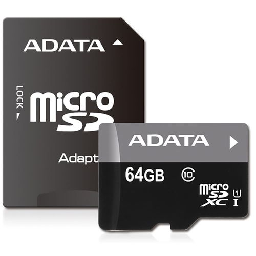 Tarjeta micro SDHC 64 Gb A-DATA clase 10