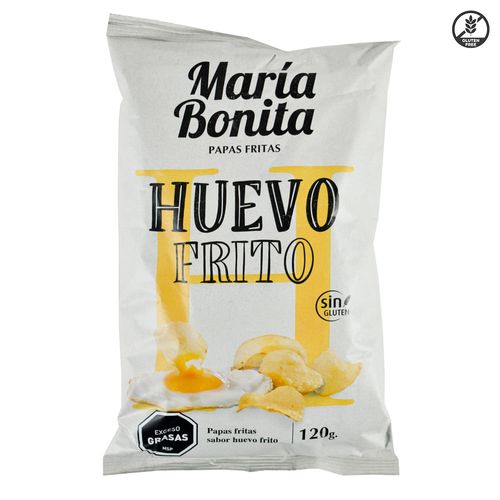 Papas fritas MARÍA BONITA Huevo Frito 120 g