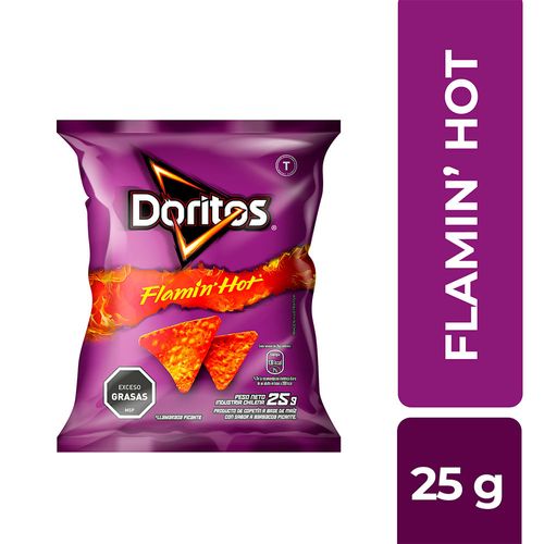 Snack DORITOS flamin hot 25 G