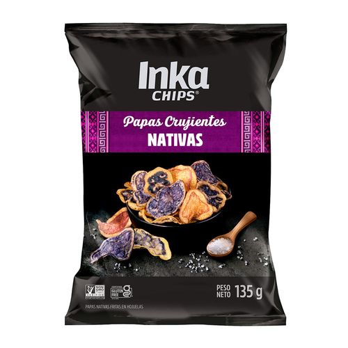Papas con sal de Mar Nativas INKA CHIPS 135 g