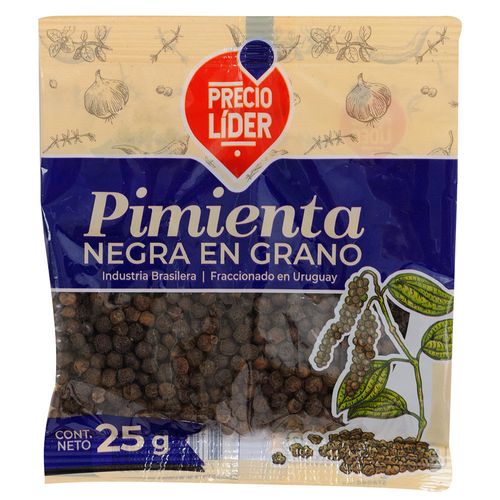 Pimienta Negra en grano PRECIO LÍDER 25 g