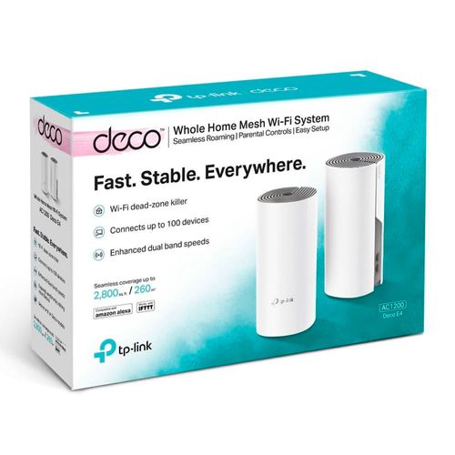 Router Deco TP-LINK E4 Wi-Fi A1200 2 Pack