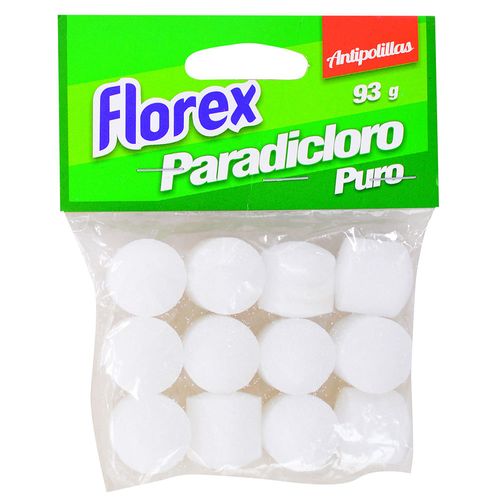 Paradicloro FLOREX puro bolitas 93 g