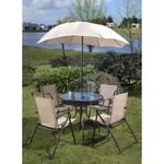 Set-de-jardin-mesa-4-sillas-acero---sombrilla-1