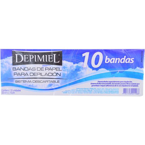 Bandas de Papel DEPIROLL 10 un.