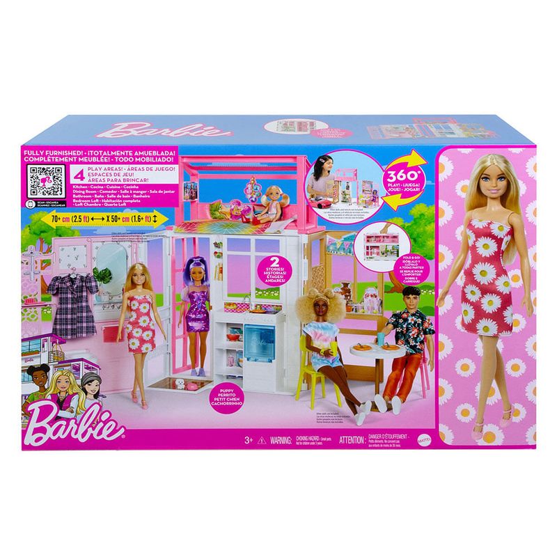 BARBIE-Casa-glam-con-muñeca-0