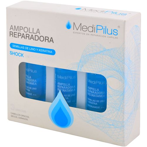 Ampolla MEDIPILUS reparadora 12 ml 3 un.