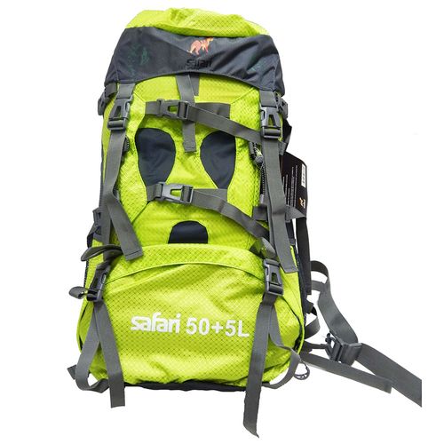 Mochila de camping SAFARI 55 L tela Ripstop