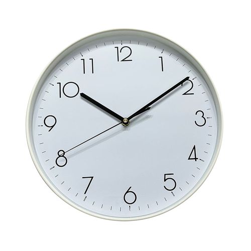 Reloj de pared d:30cm blanco
