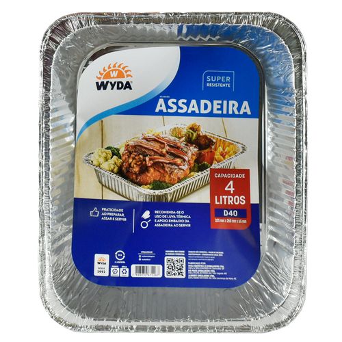 Bandeja de aluminio 4000 ml