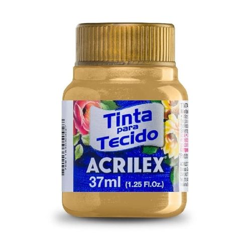 Pintura ACRILEX para tela metal oro