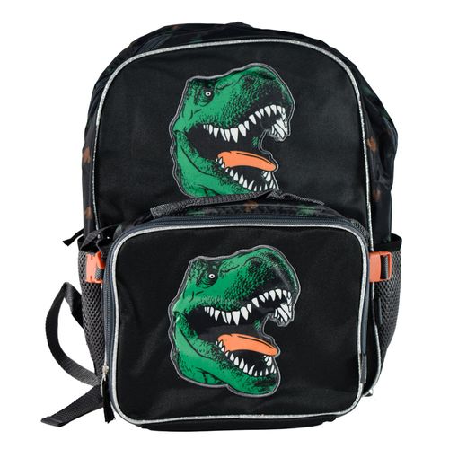 Mochila con lonchera 16,5 diseño Dino