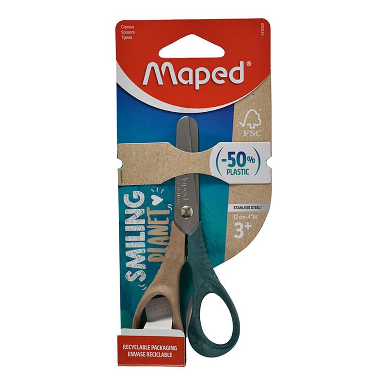 Tijera-MAPED-Smiling-Planet-12-cm-0