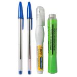 Corrector-BIC---Resaltador---2-Boligrafos-cristal-regalo-1