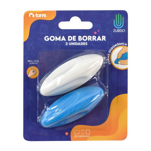 Goma de borrar ergonómica TORRE 2 un.