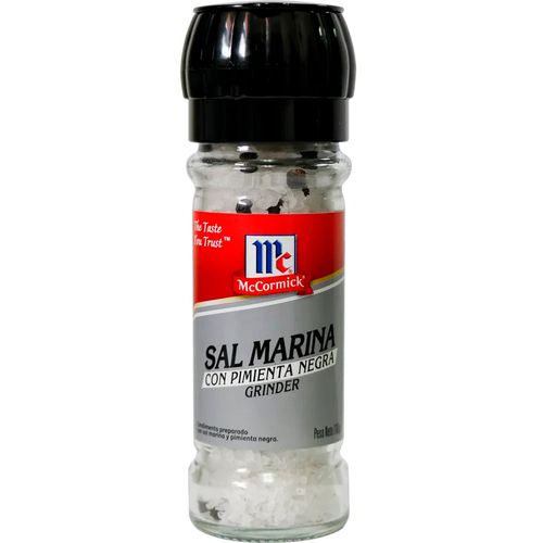 Sal marina con pimienta MCCORMICK 110 g
