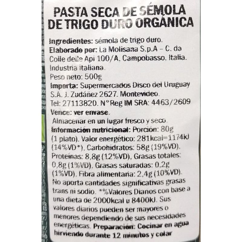 Fideo-penne-rigate-organico-LA-MOLISANA-500g-0