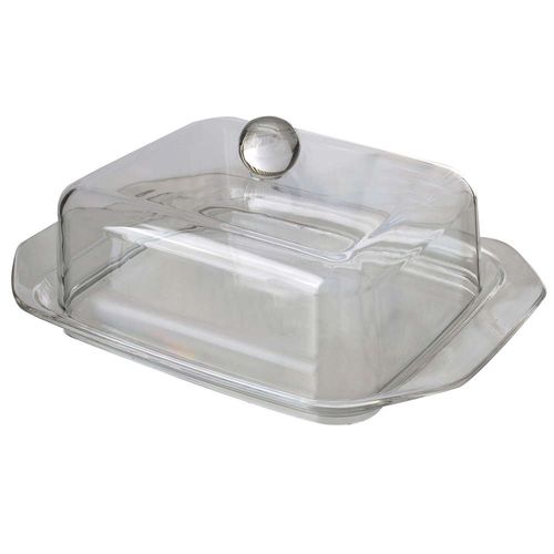 Mantequera con tapa acrílico transparente